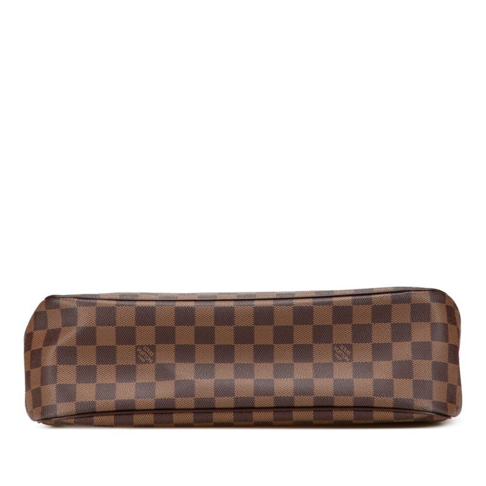LOUIS VUITTON Authentic Brown Damier Leather Tote Bag - Picture 3 of 10